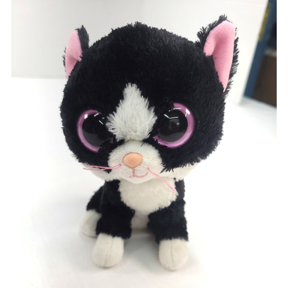 Ty Beanie Boos - PEPPER the Cat 6" Stuffed Animal Toy